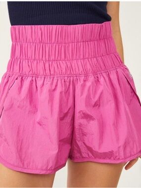 Free People Movement The Way Home Shorts Bright Fuchsia Size L